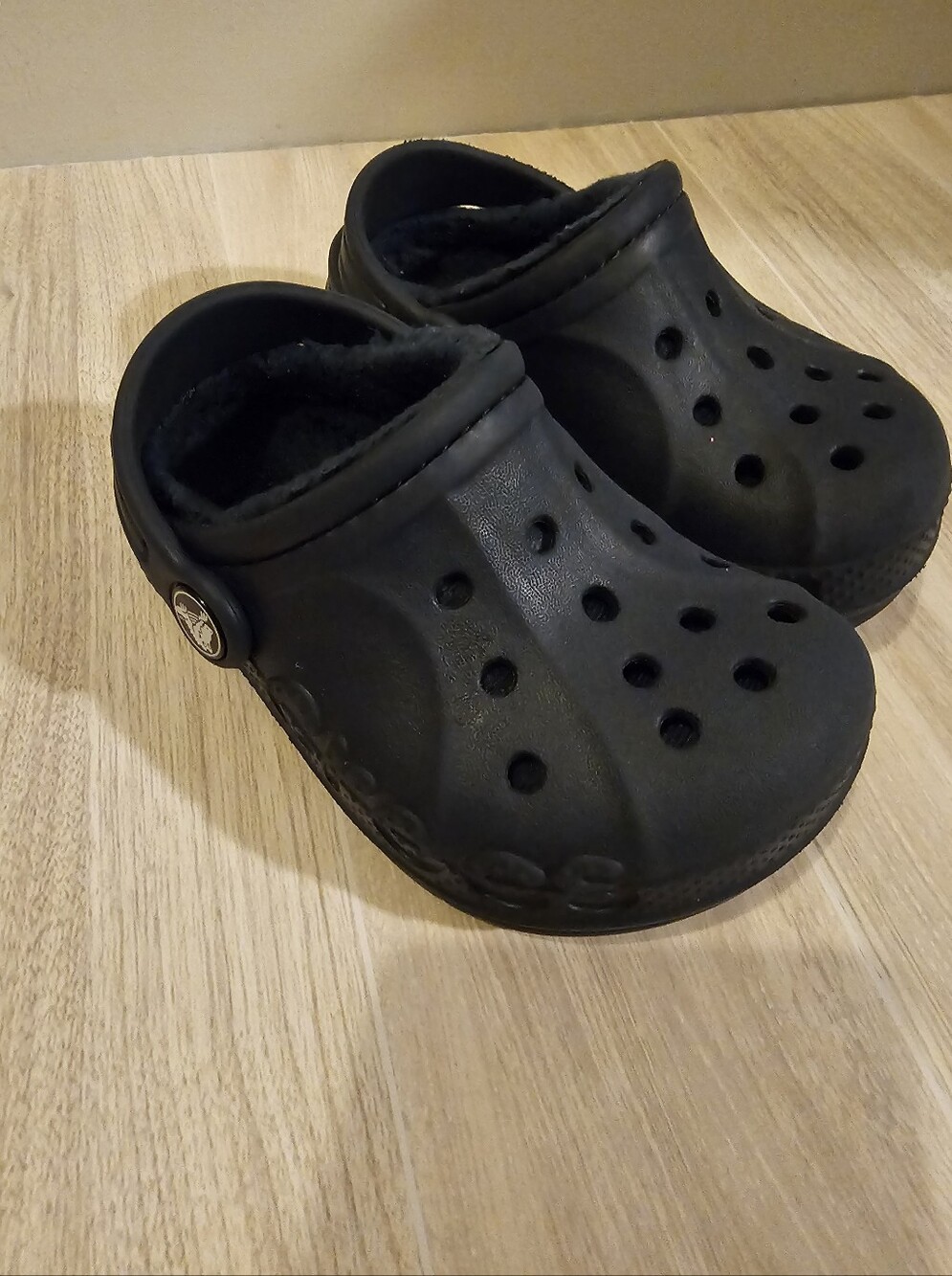 Crocs Toddler Navy Lined Shoes - C7